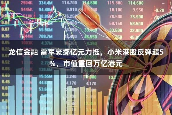 龙信金融 雷军豪掷亿元力挺，小米港股反弹超5%，市值重回万亿港元